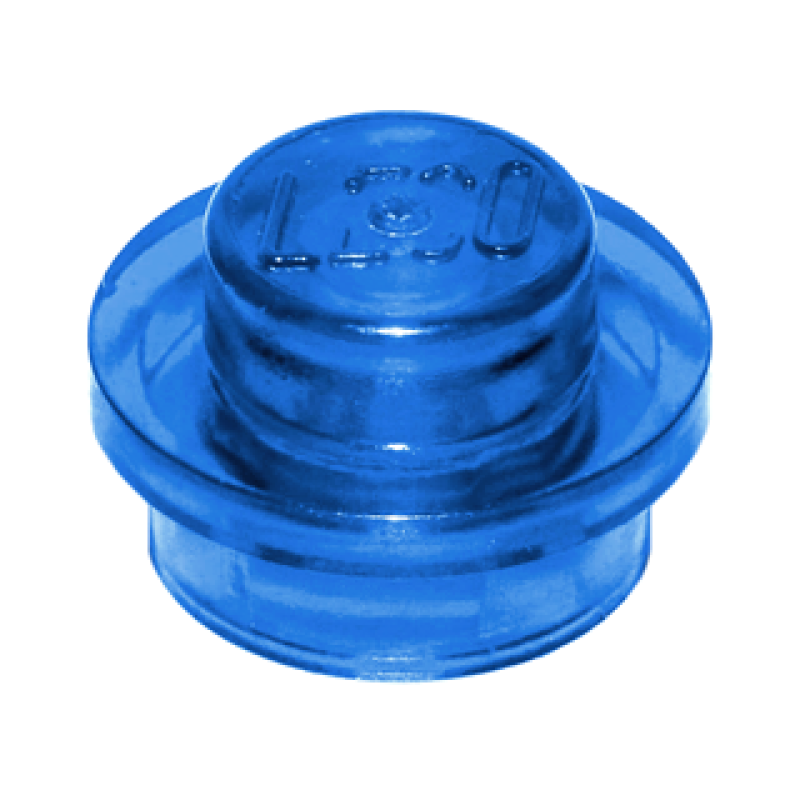 Plaat, Rond 1x1 Trans Dark Blue